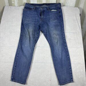 Lucky Brand 121 Slim Fit Straight Leg‎ Jeans Mens Blue Denim 5-Pocket Size 40x30